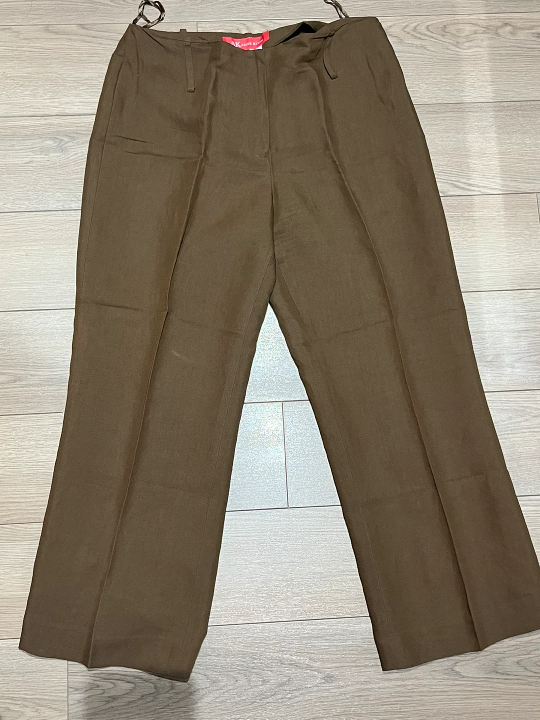 Anne Klein Women's Brown Trousers Size 8P