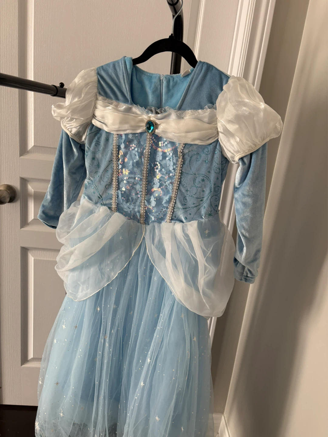 Kids Blue Princess Costume Dress Size 150 - photo 3