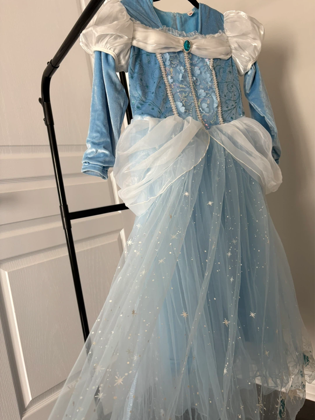 Kids Blue Princess Costume Dress Size 150 - photo 5