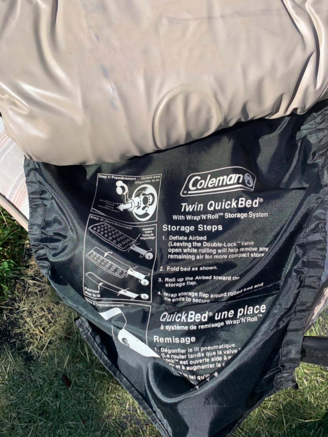 Coleman Twin QuickBed Air Mattress with Storage System