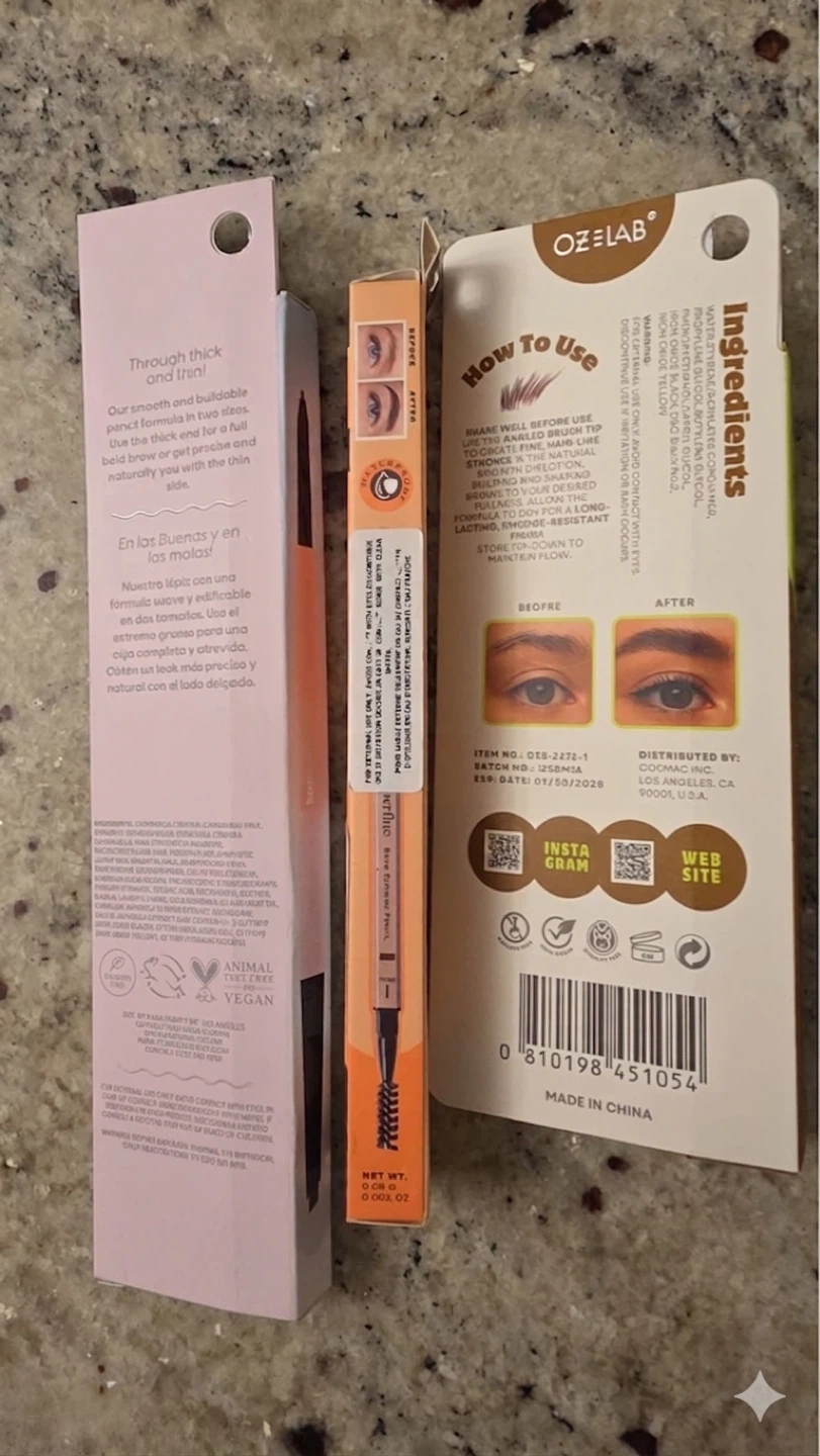 O.Z. LAB SuperFine Eyebrow Pencil - Dark Brown - photo 2