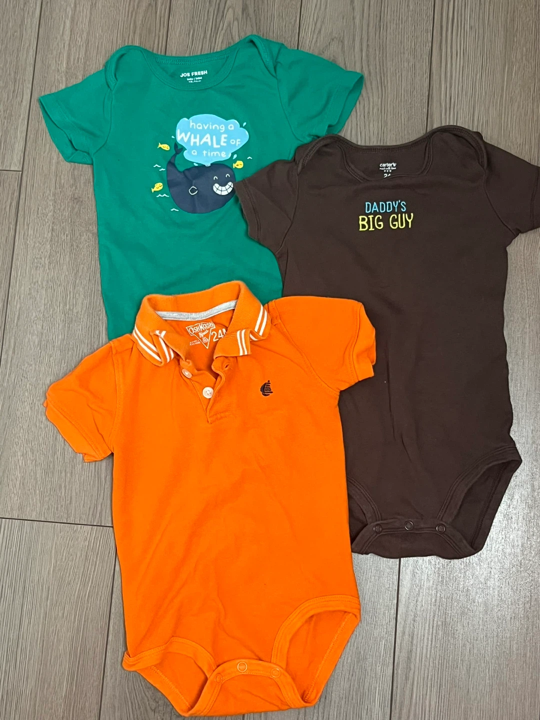Carters, OshKosh B'gosh & Joe Fresh Baby Bodysuits - 24M