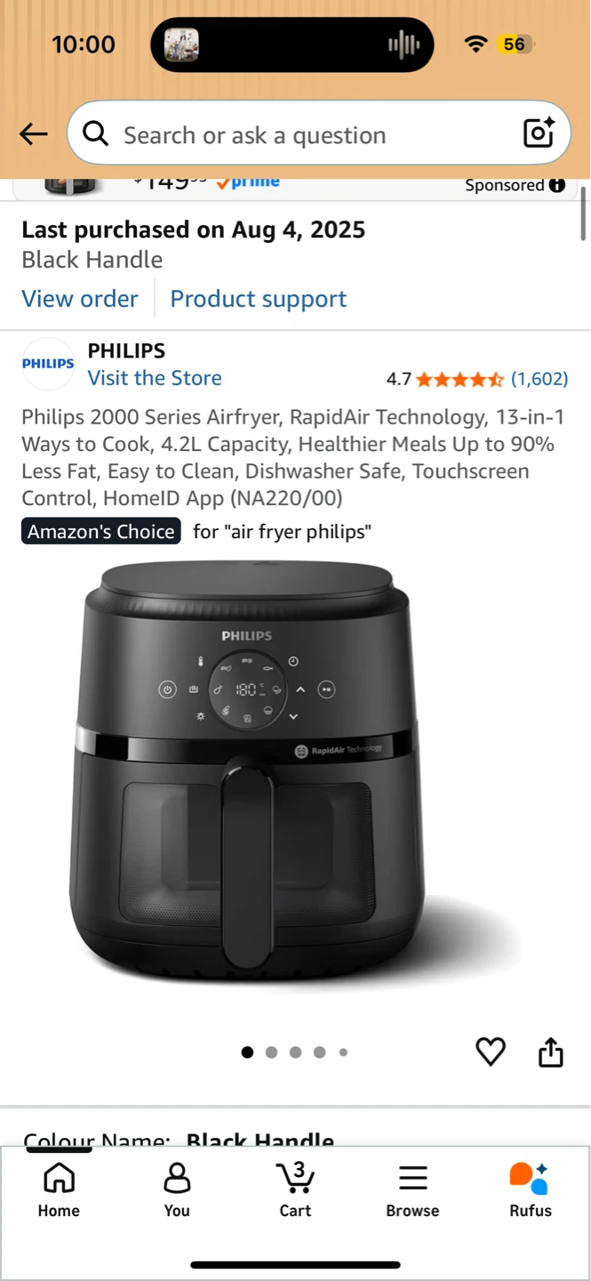 LIKE NEW Philips Airfryer - photo 2