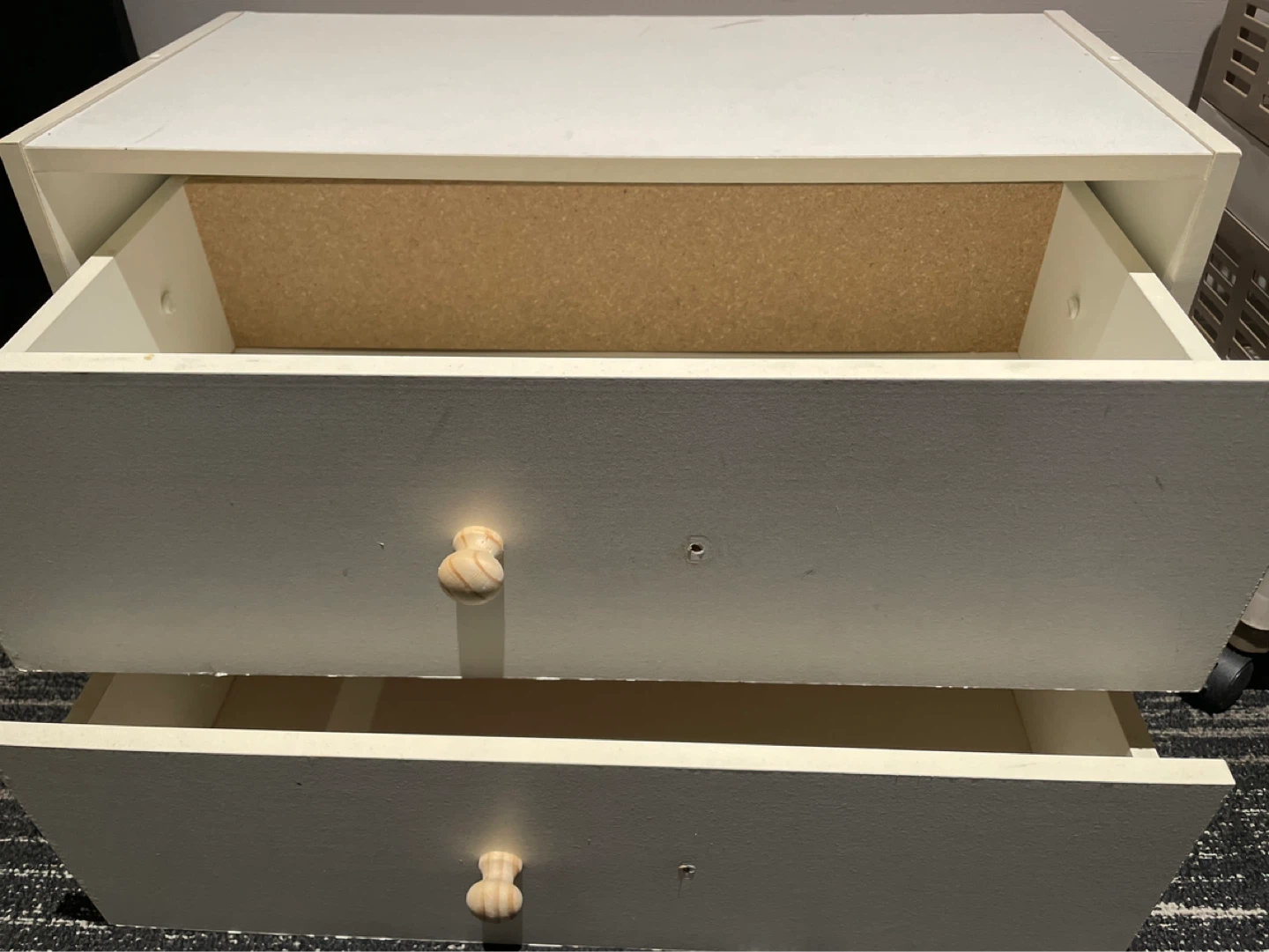 2 drawer unit and 3-Tier Rolling Storage Cart - photo 4