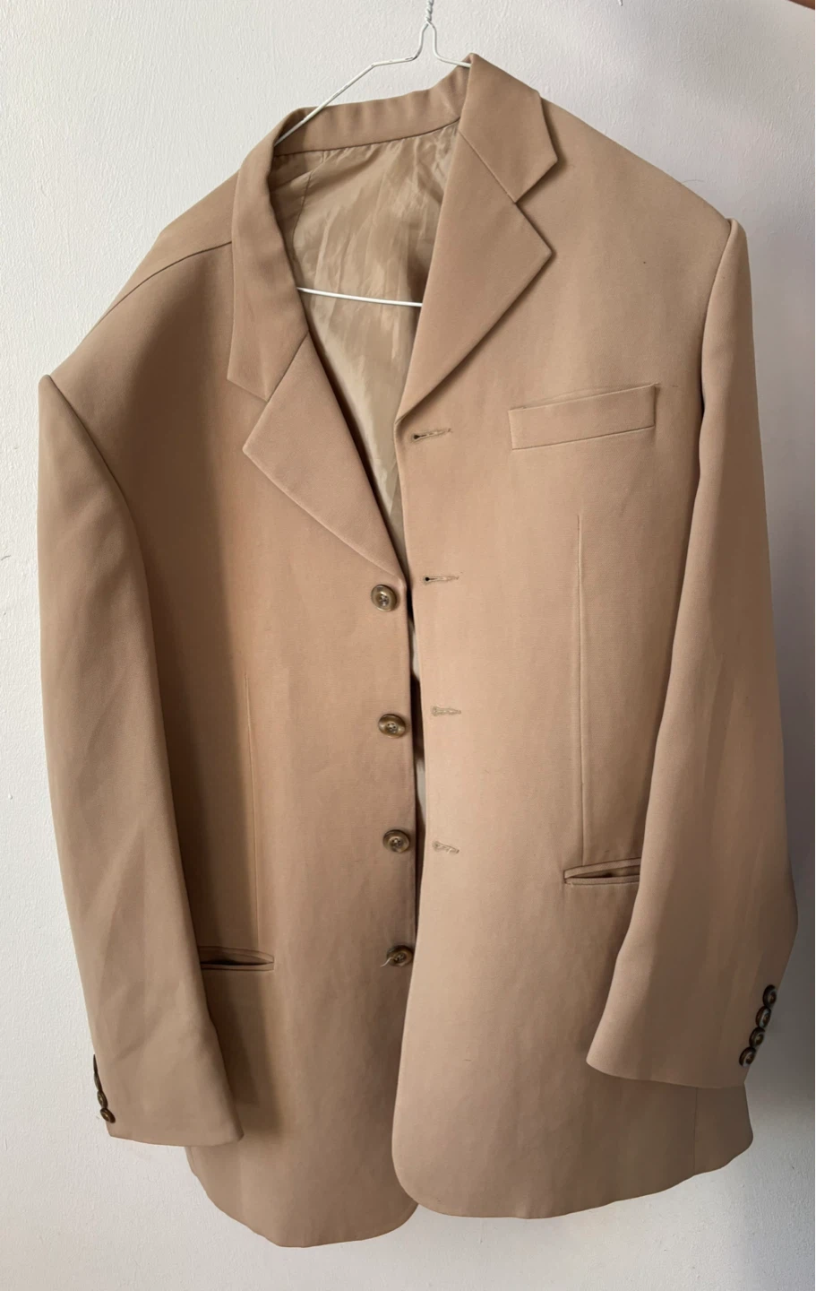 Tan Blazer and Pants Set