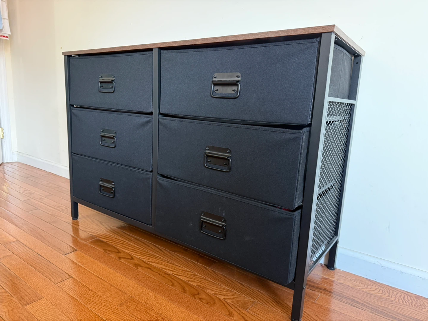 6-Drawer Fabric Dresser with Metal Frame - photo 3