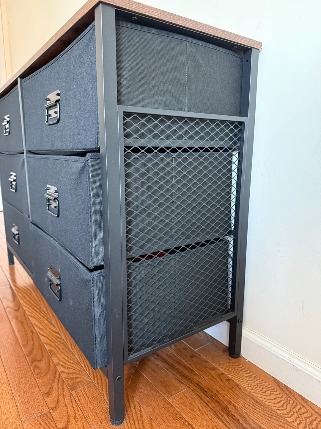 6-Drawer Fabric Dresser with Metal Frame - photo 5