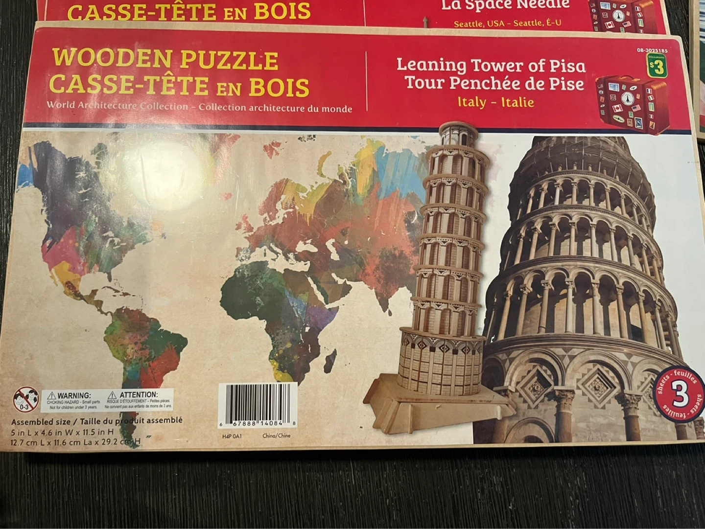 Wooden Puzzle - Leaning Tower of Pisa - photo 2