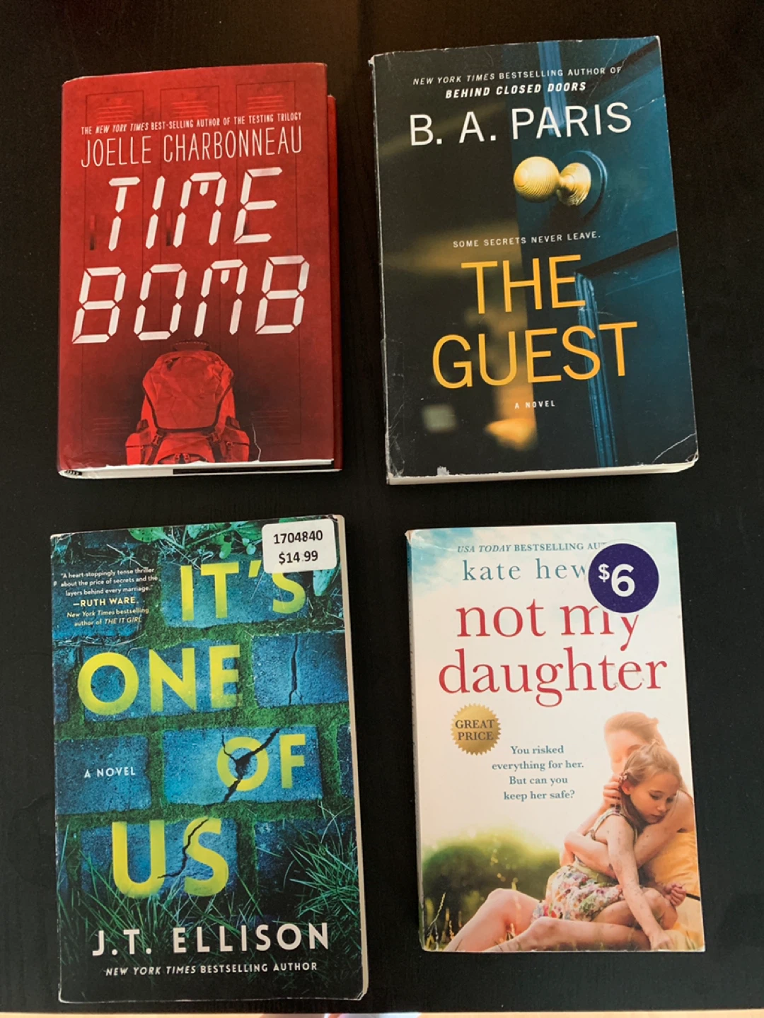 Thriller novels lot