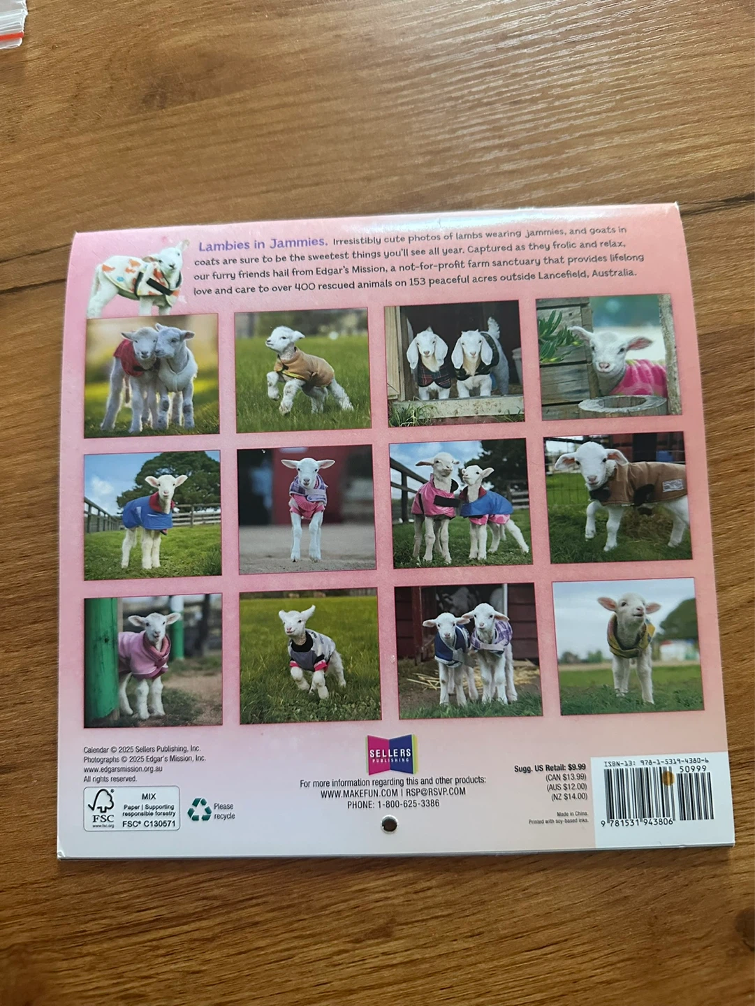 Lambies in Jammies & Goats in Coats 2026 Calendar - photo 2