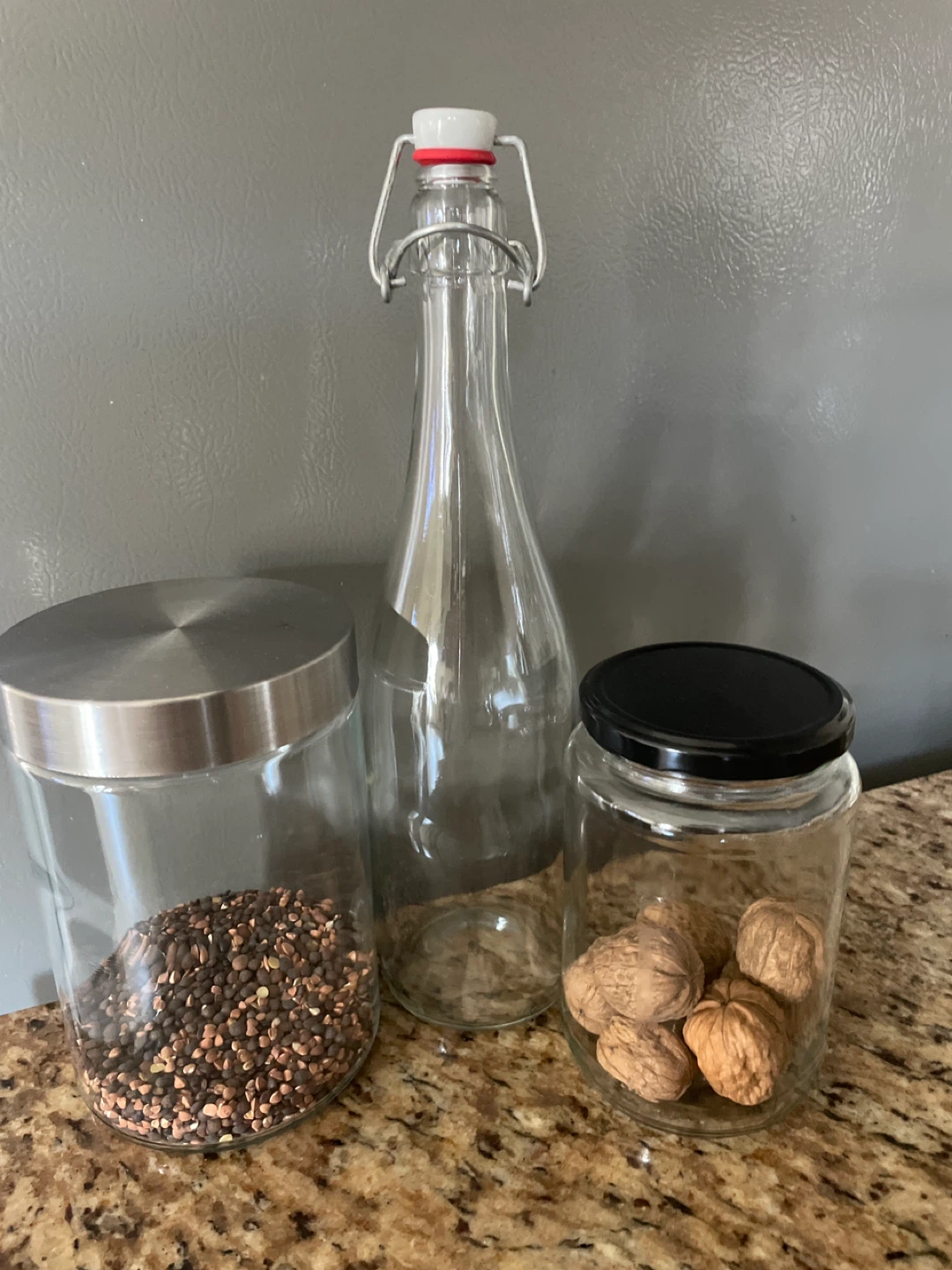 Assorted Glass Jars and Bottle with Lids - photo 2