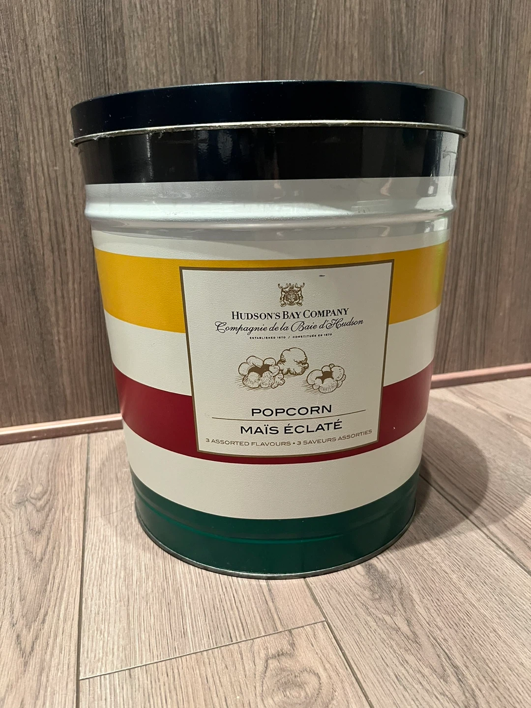Hudson's Bay Company Popcorn Tin