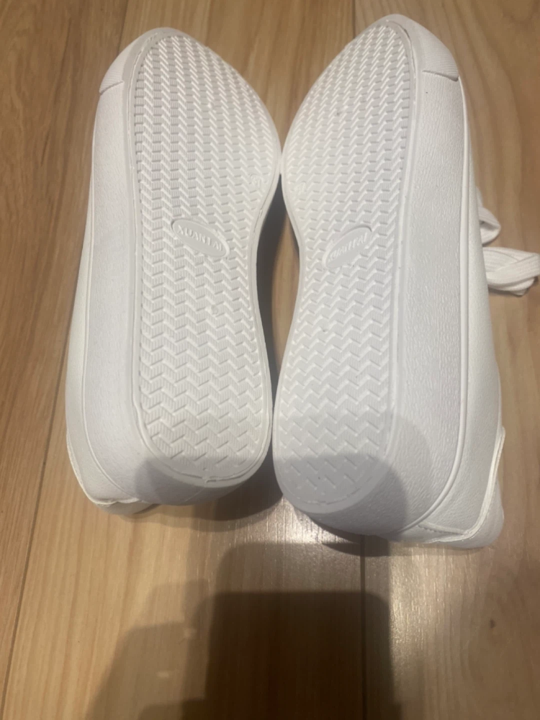 White Lace-Up Sneakers - photo 2