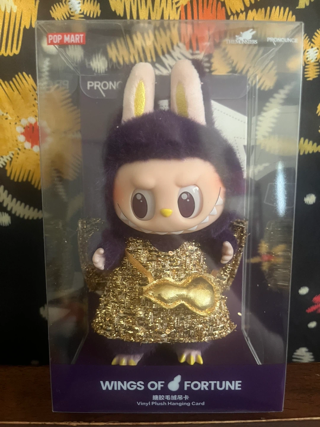 POP MART Labubu "Wings of Fortune" Vinyl Plush Hanging Card