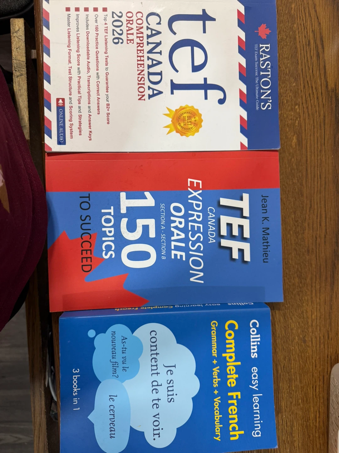 TEF Canada Expression Orale 150 Topics Book