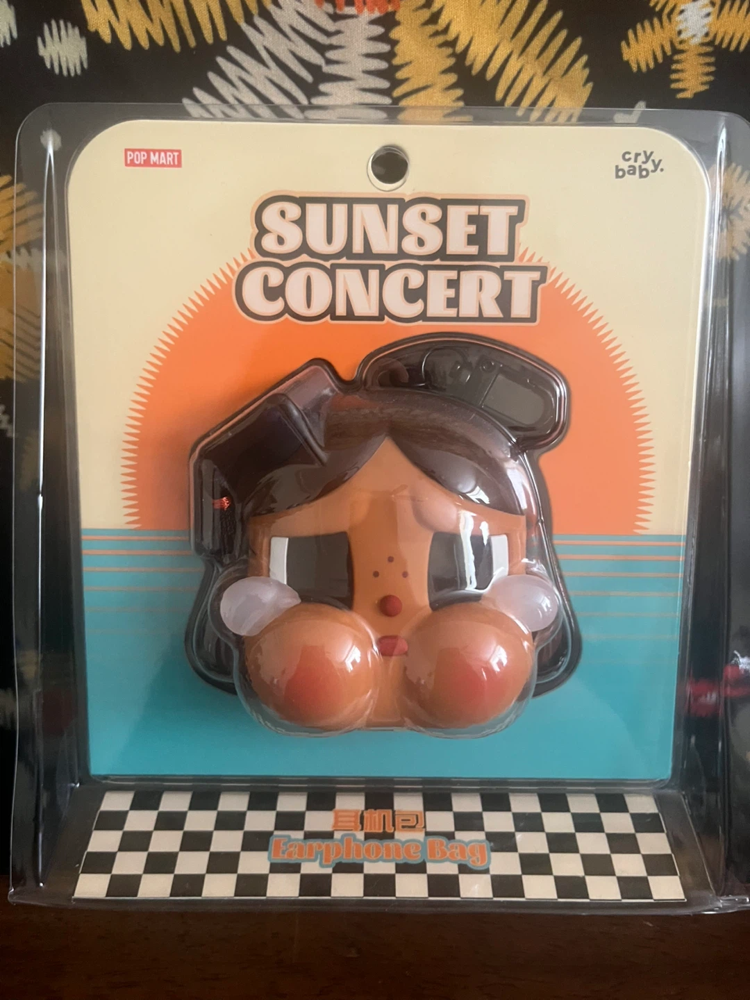 POP MART CryBaby Sunset Concert Earphone Bag