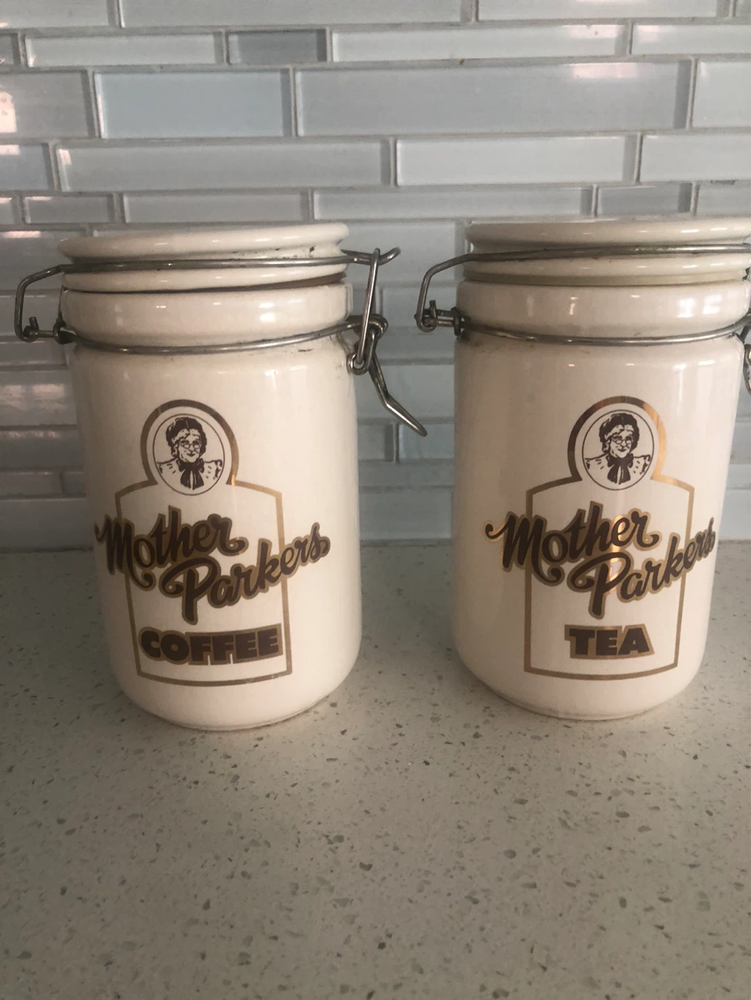 Mother Parkers Coffee & Tea Canisters Set