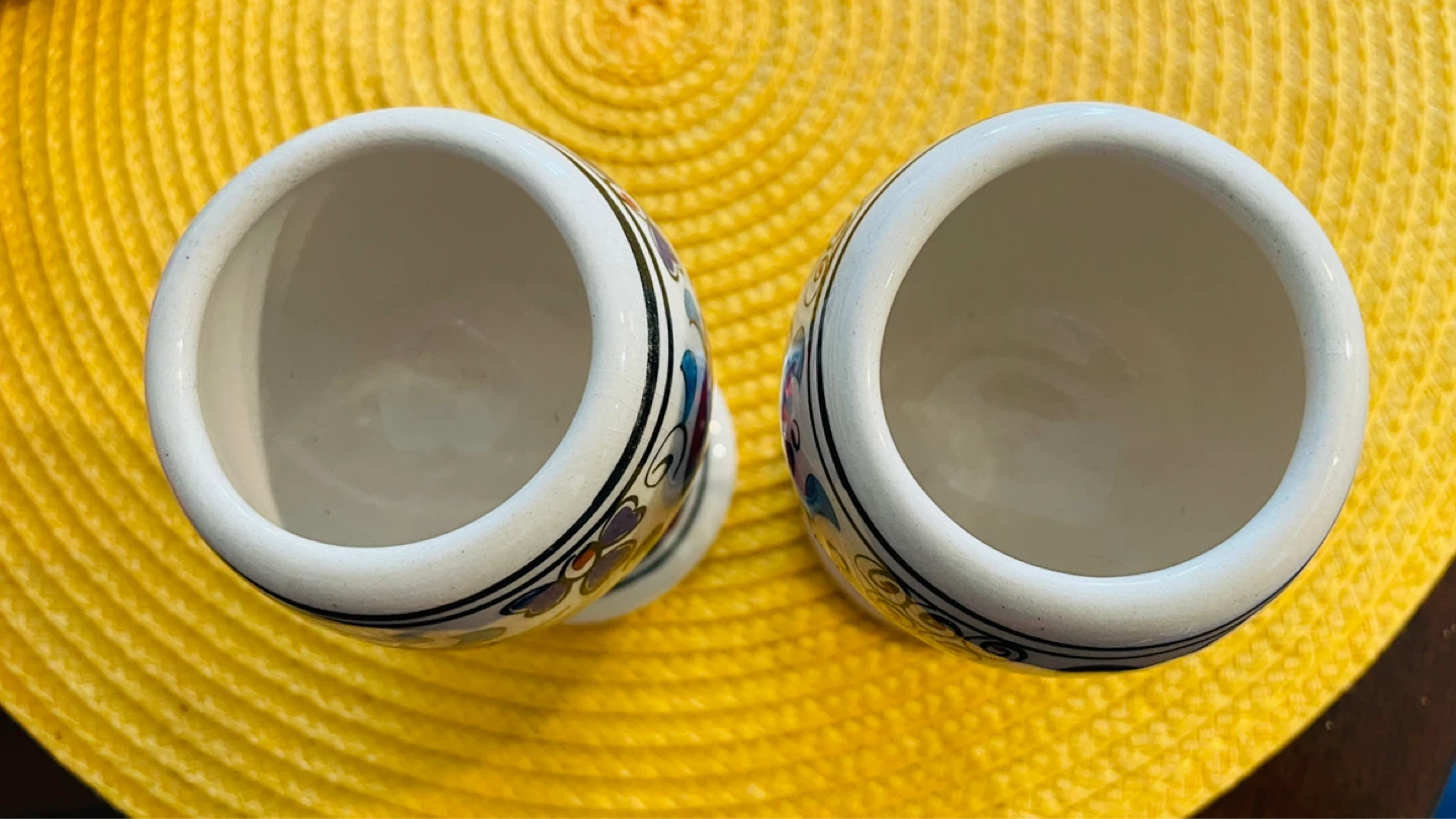 Handmade Ceramic Decorative Goblets - Set of 2 - photo 3