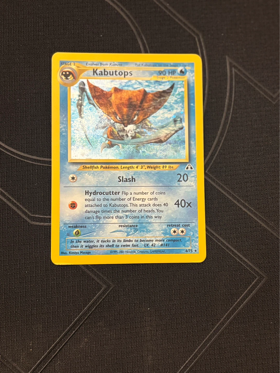 Kabutops Pokemon Card