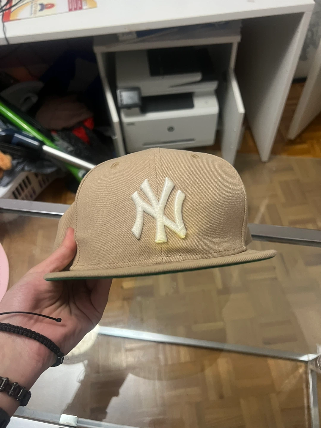 New Era 59FIFTY New York Yankees Cap Tan/Green Size 7 1/4