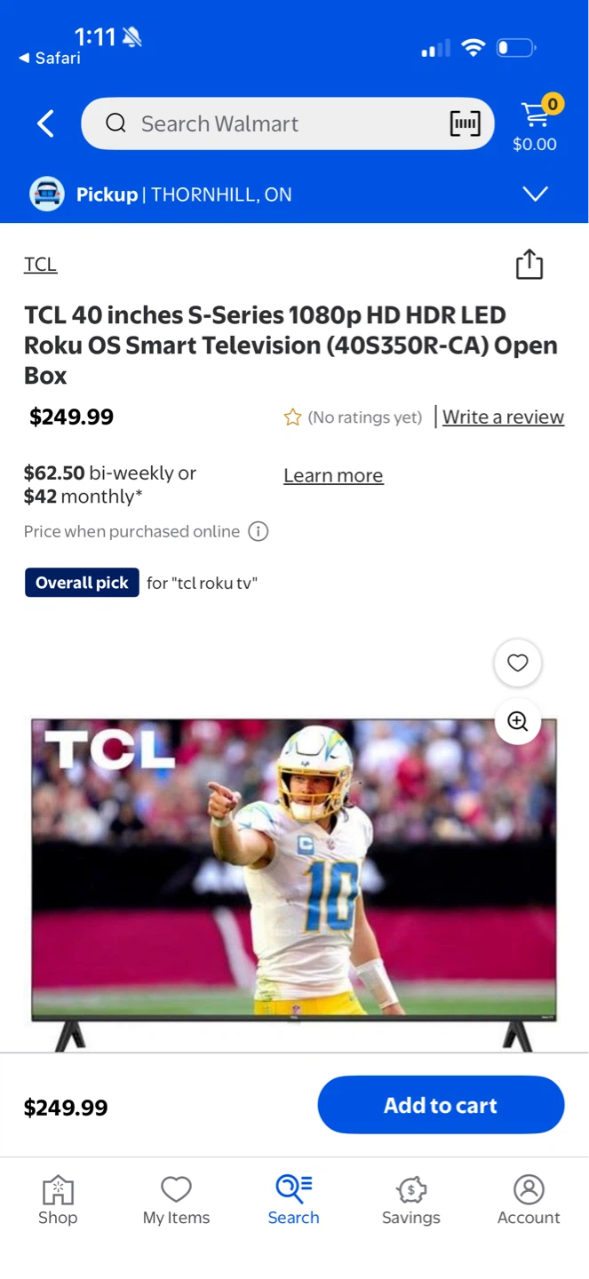 TCL 40-inch Roku Smart TV with Cabinet - photo 2
