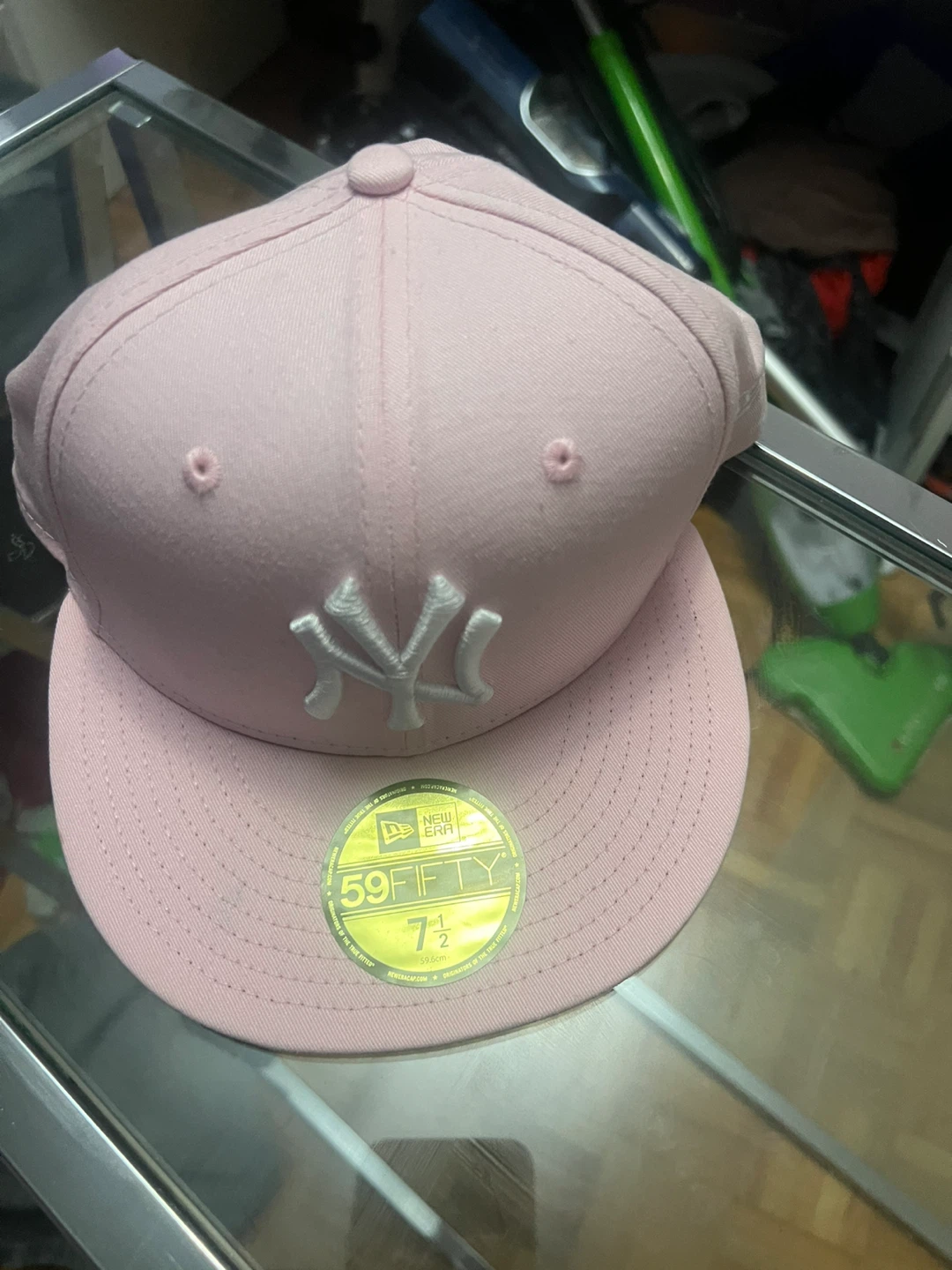 New Era 59FIFTY New York Yankees Fitted Hat Pink 7 1/2