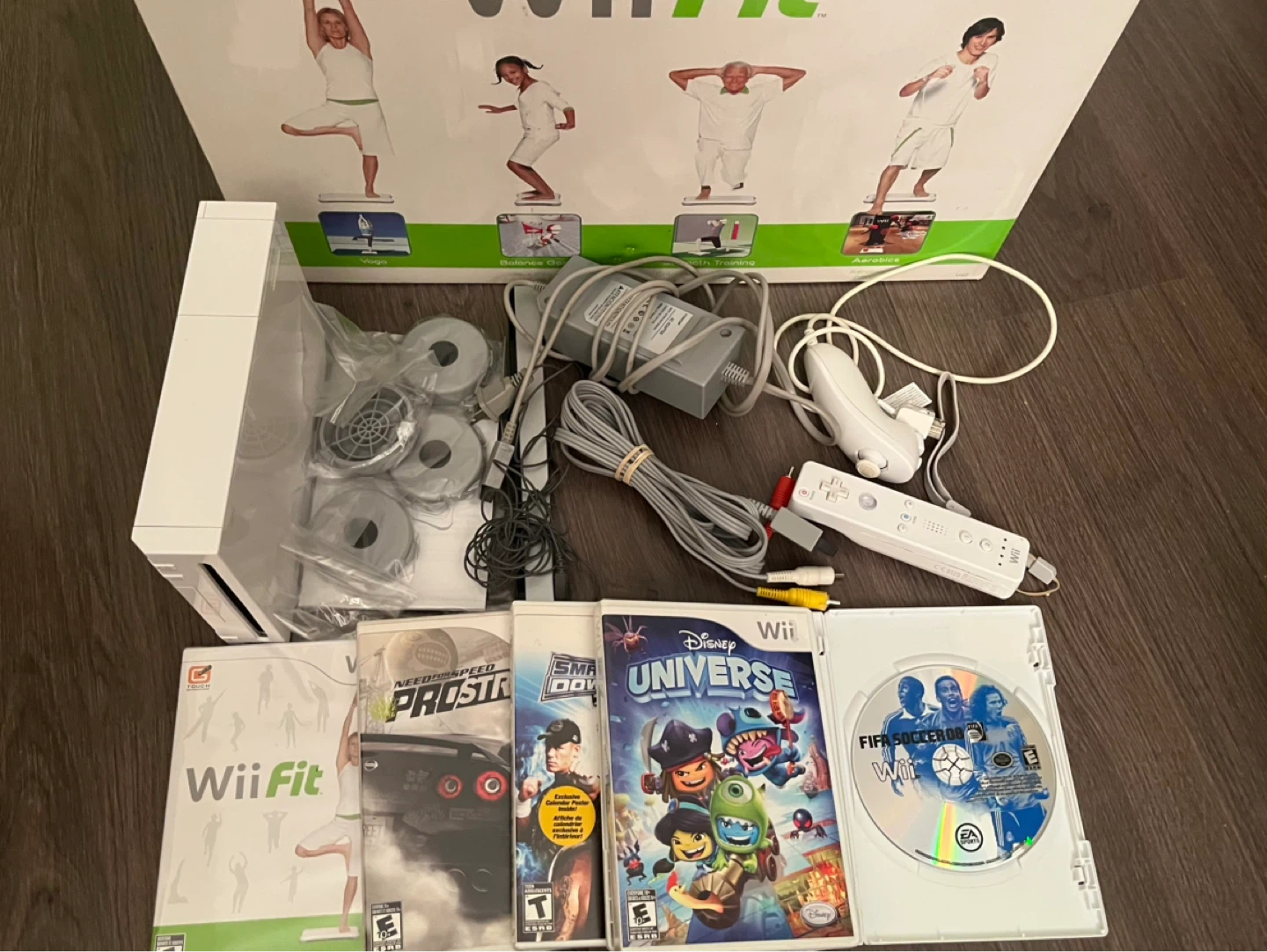 Nintendo Wii Fit Bundle with Games