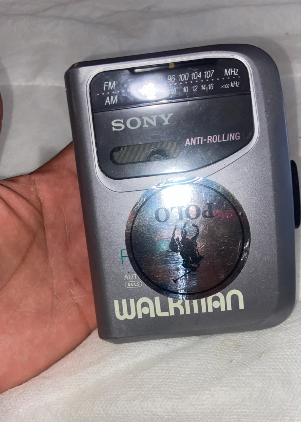 Sony Walkman Anti-Rolling Portable Cassette Player