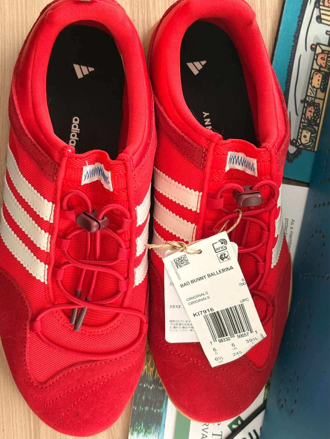 Adidas x Bad Bunny Ballerina Red Sneakers - photo 2