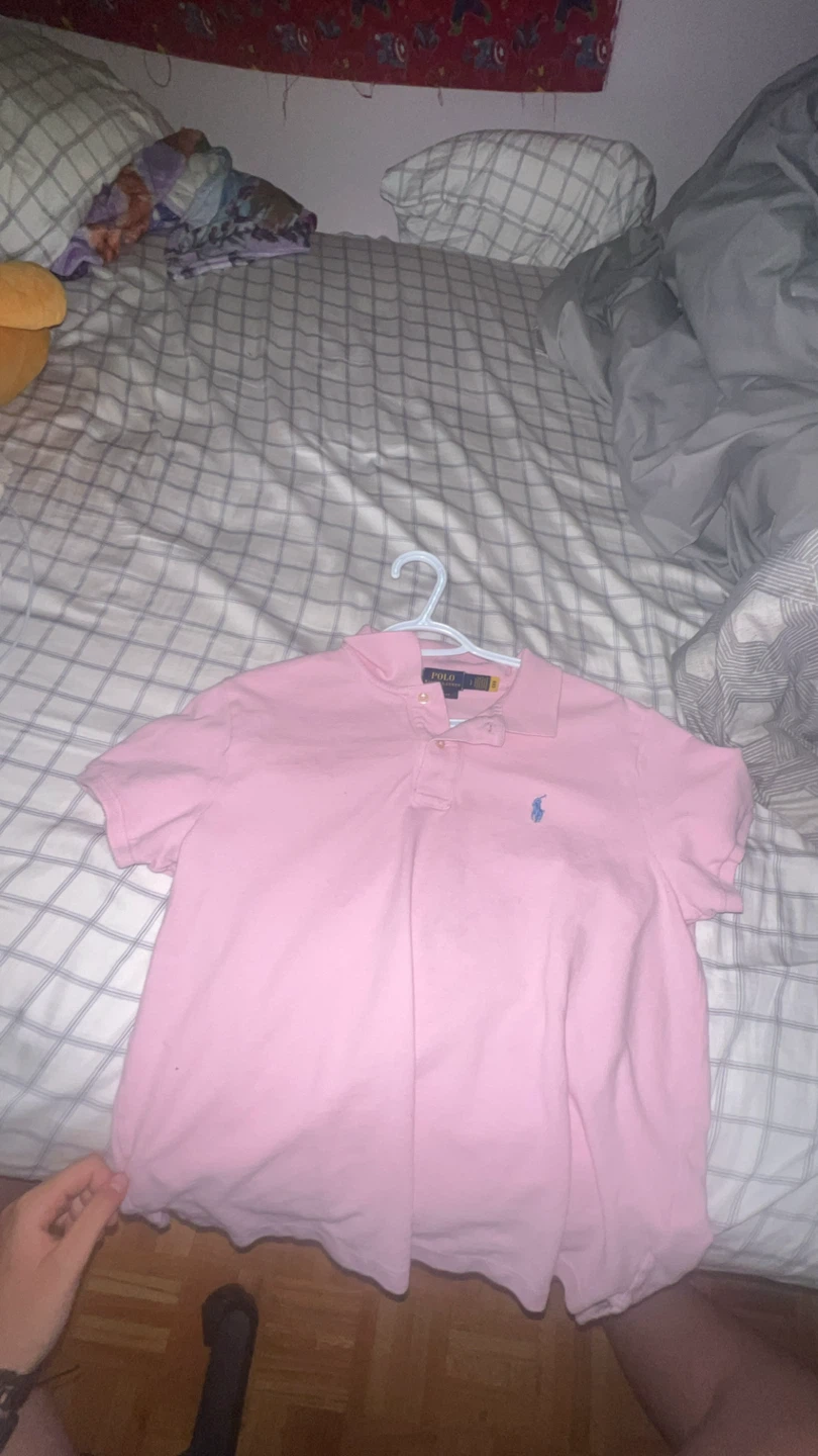 Polo Ralph Lauren Classic Fit Pink Polo Shirt L