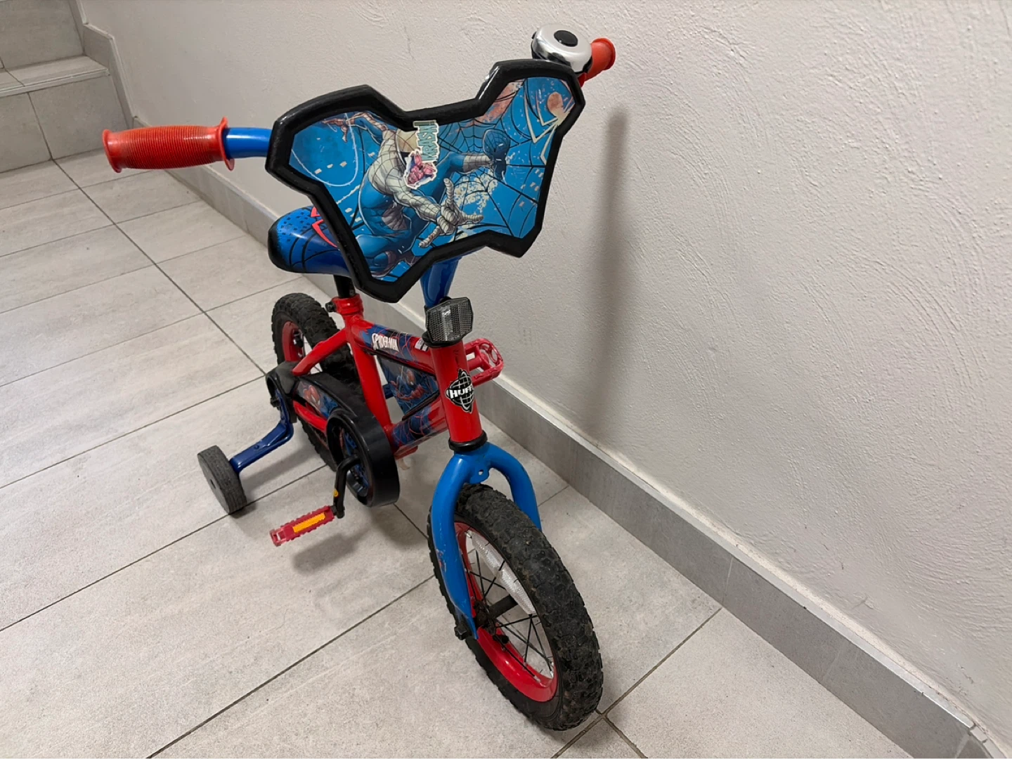 Kids Spider-Man Bicycle with Training Wheels - photo 2