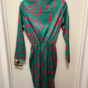 Chicme Green & Pink Patterned Shirt Dress | Karrot Chicme Green & Pink Patterned Shirt Dress | Karrot