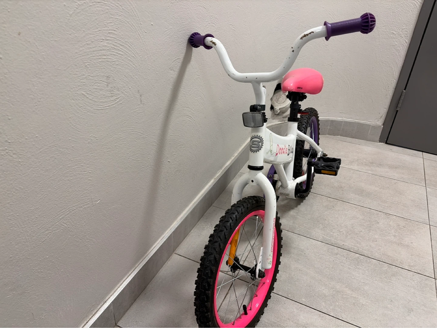 Kids Doodle Bike - White and Pink - photo 2