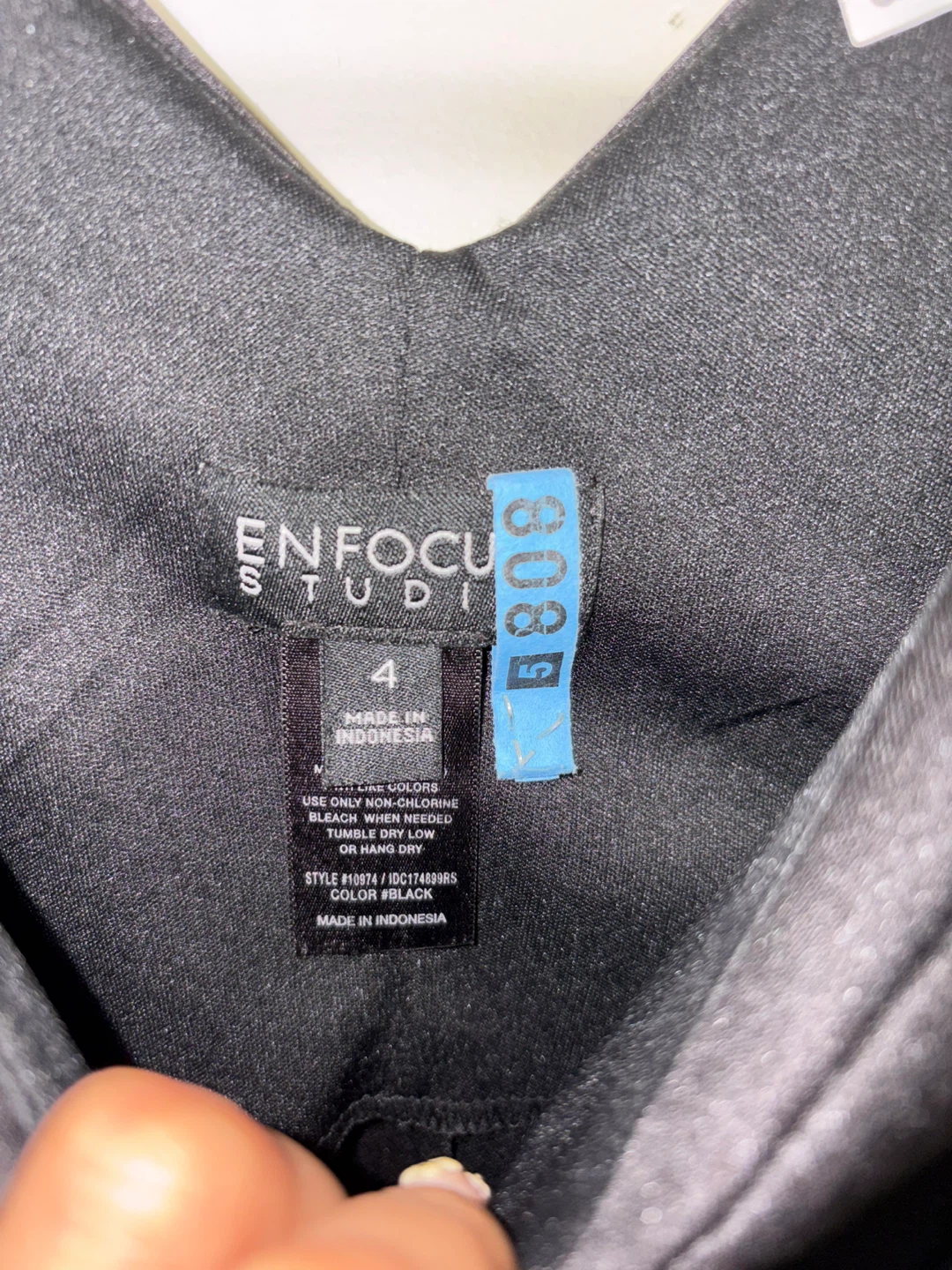 Enfocus Studio Black Sleeveless Sheath Dress - photo 3