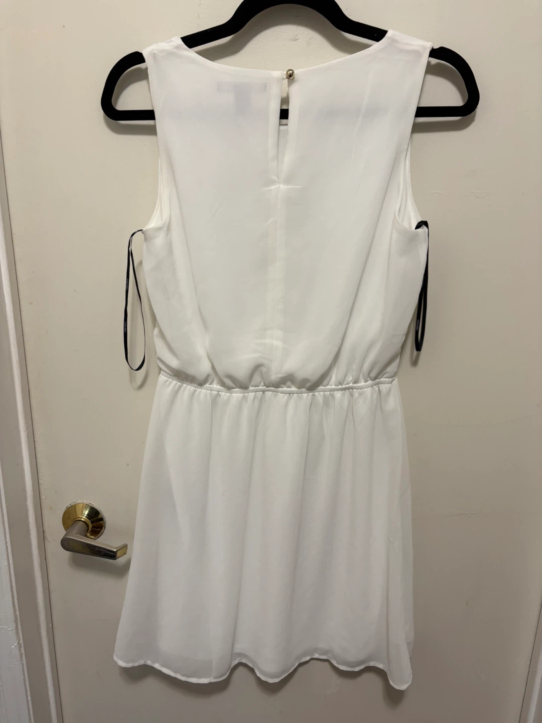 Forever 21 White Cream Short Sleeve Dress Size S - photo 2