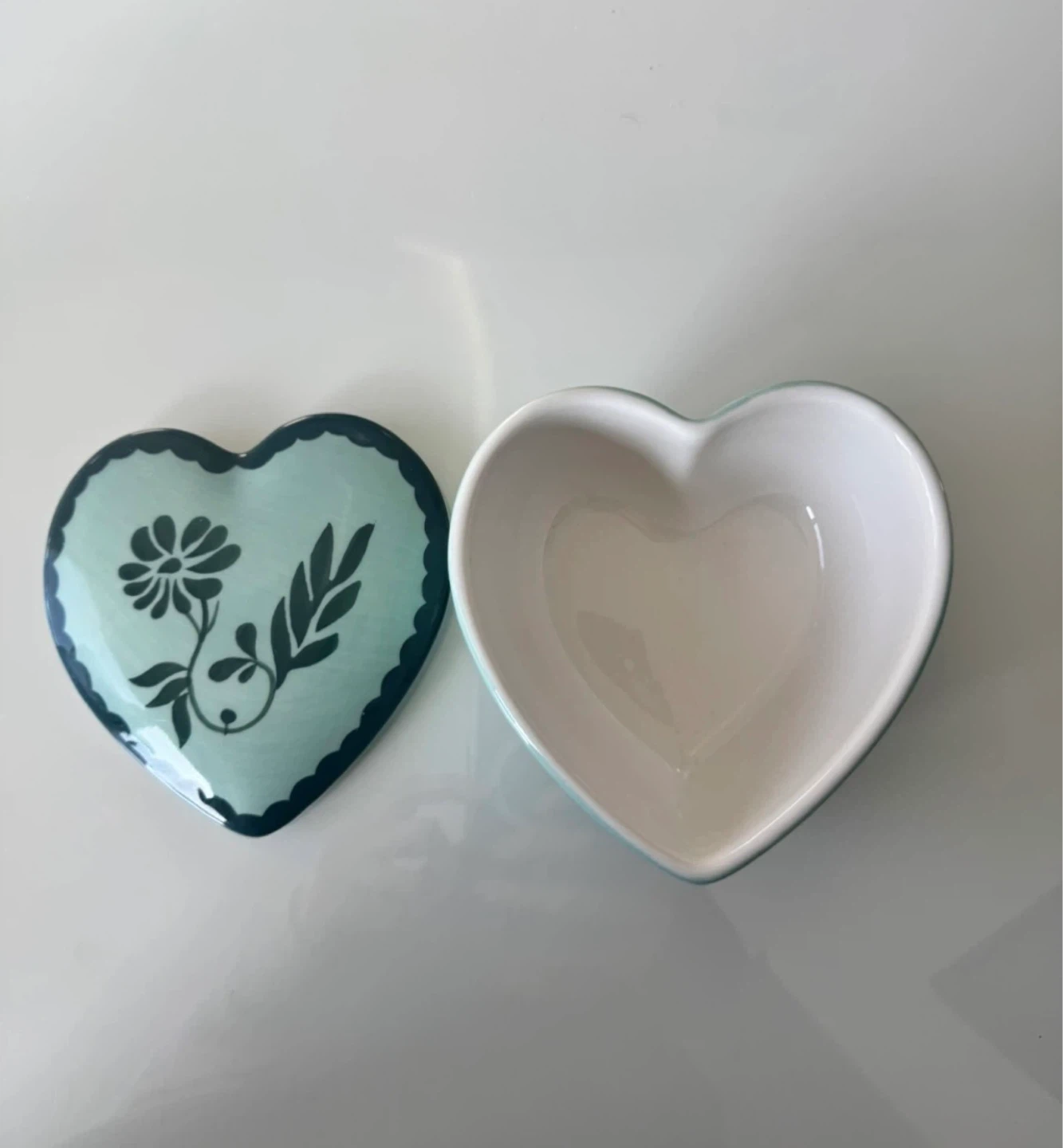 Anthropology Heart-shaped Trinket Box