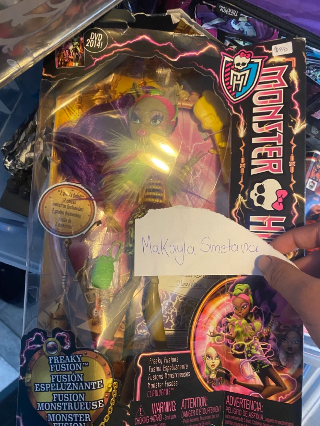Freaky fusion monster high doll