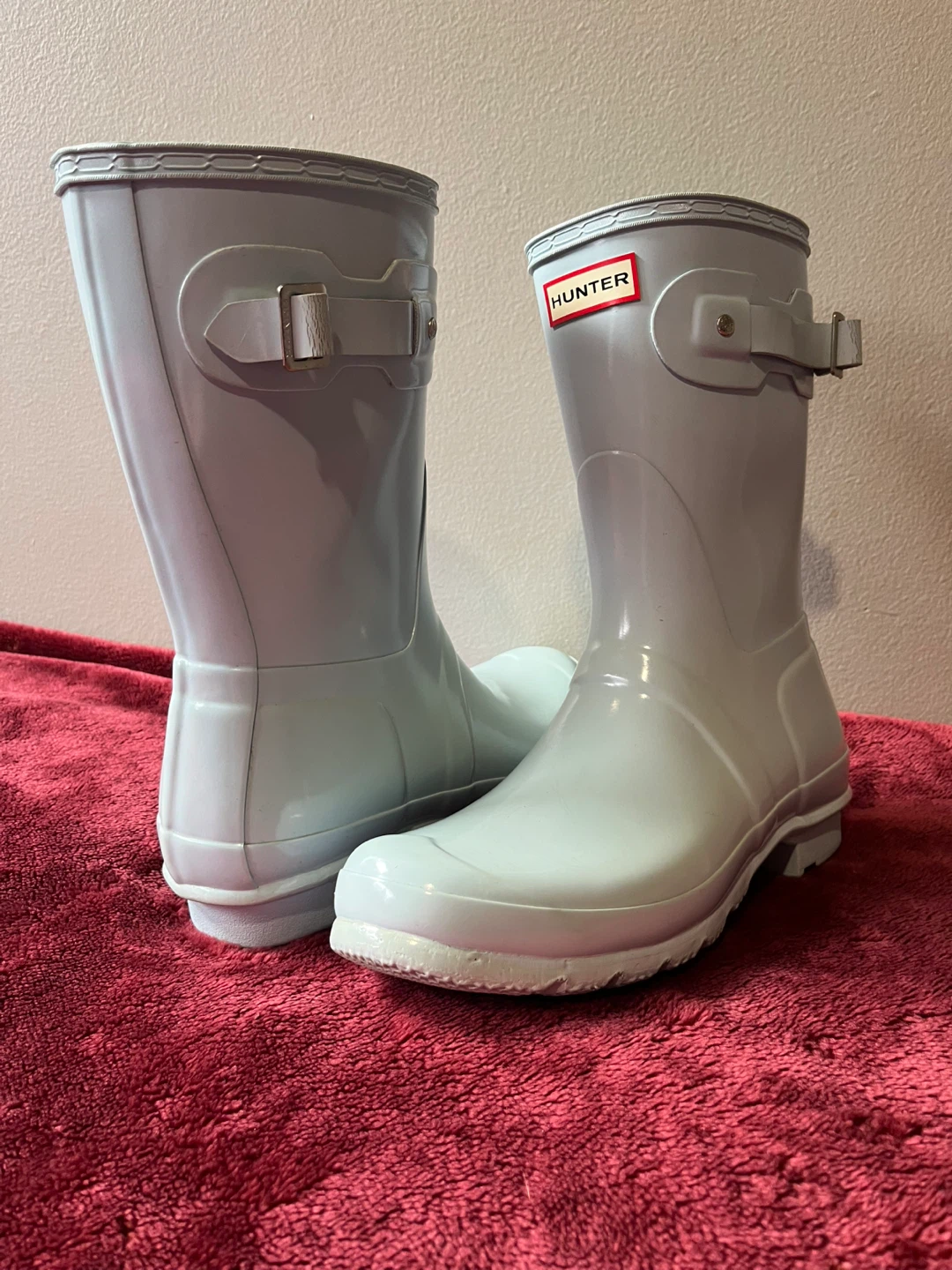 Hunter Short Rain Boots - Light Blue - photo 2