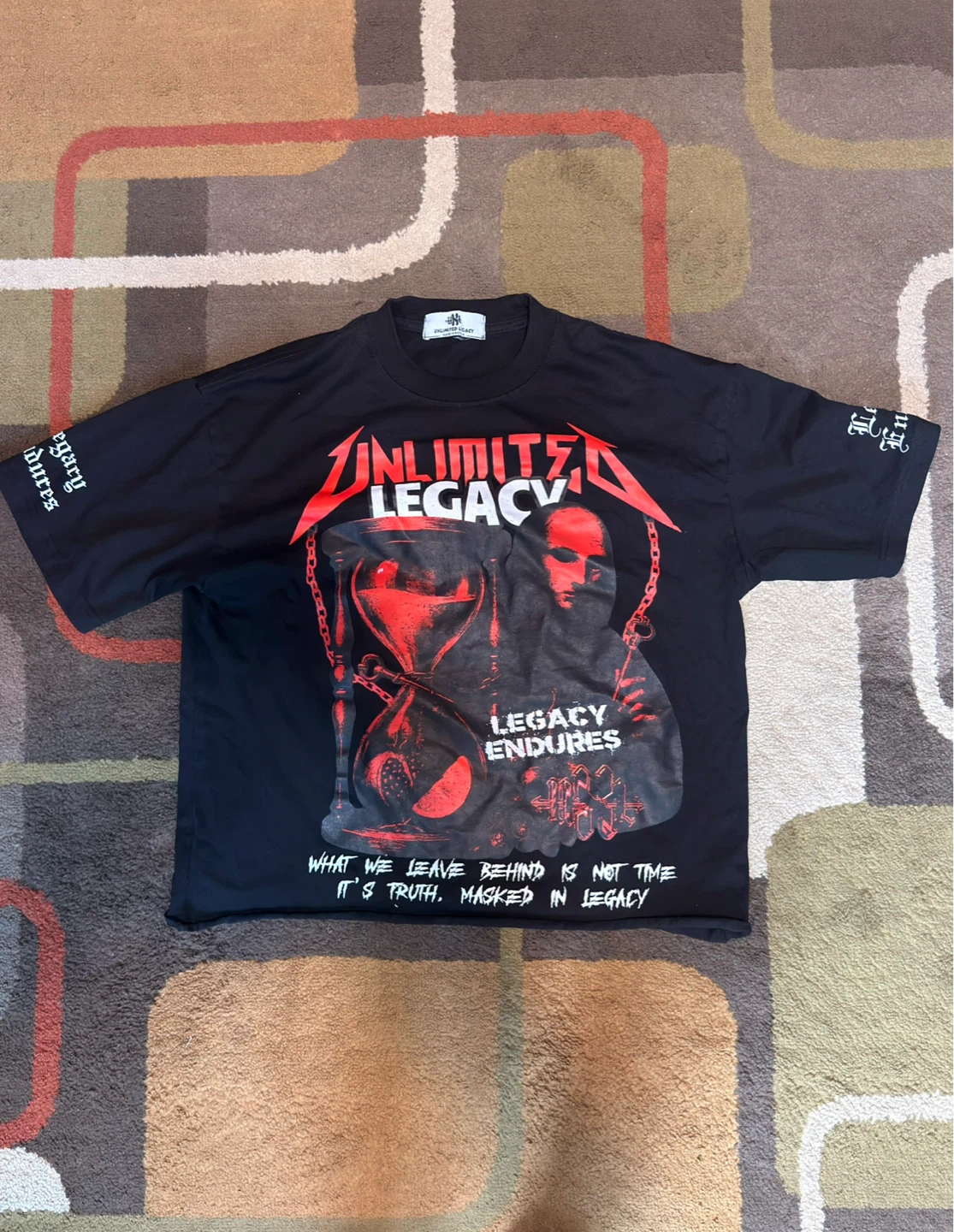 Unlimited Legacy Cropped black t-shirt