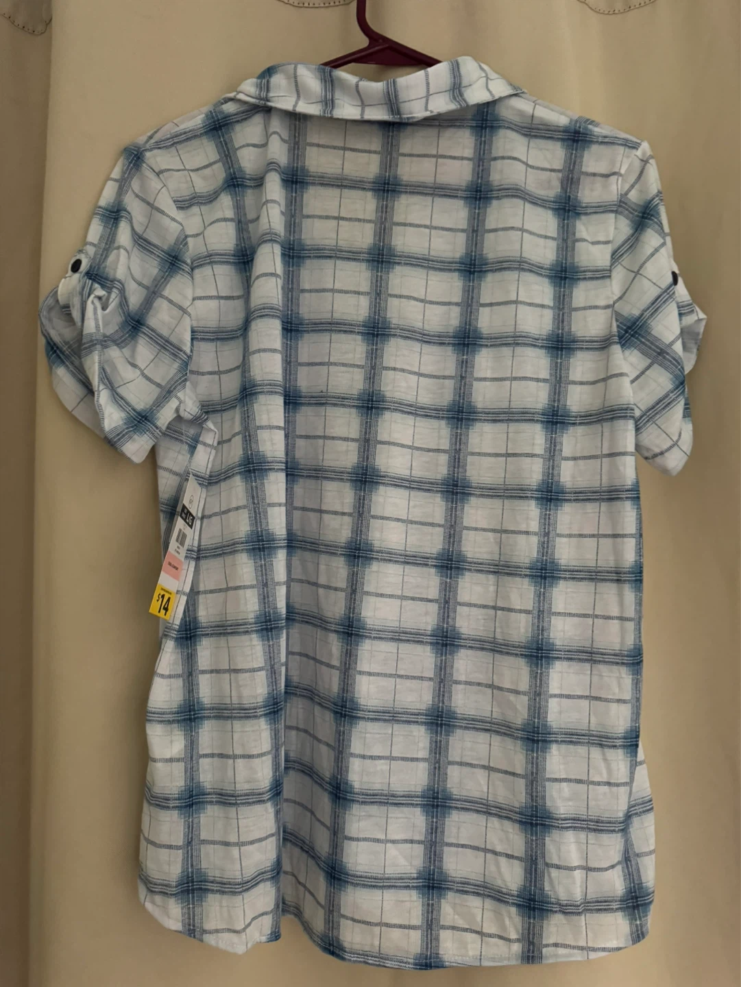 BRAND NEW MyStyle Plaid Button-Up Shirt - photo 4