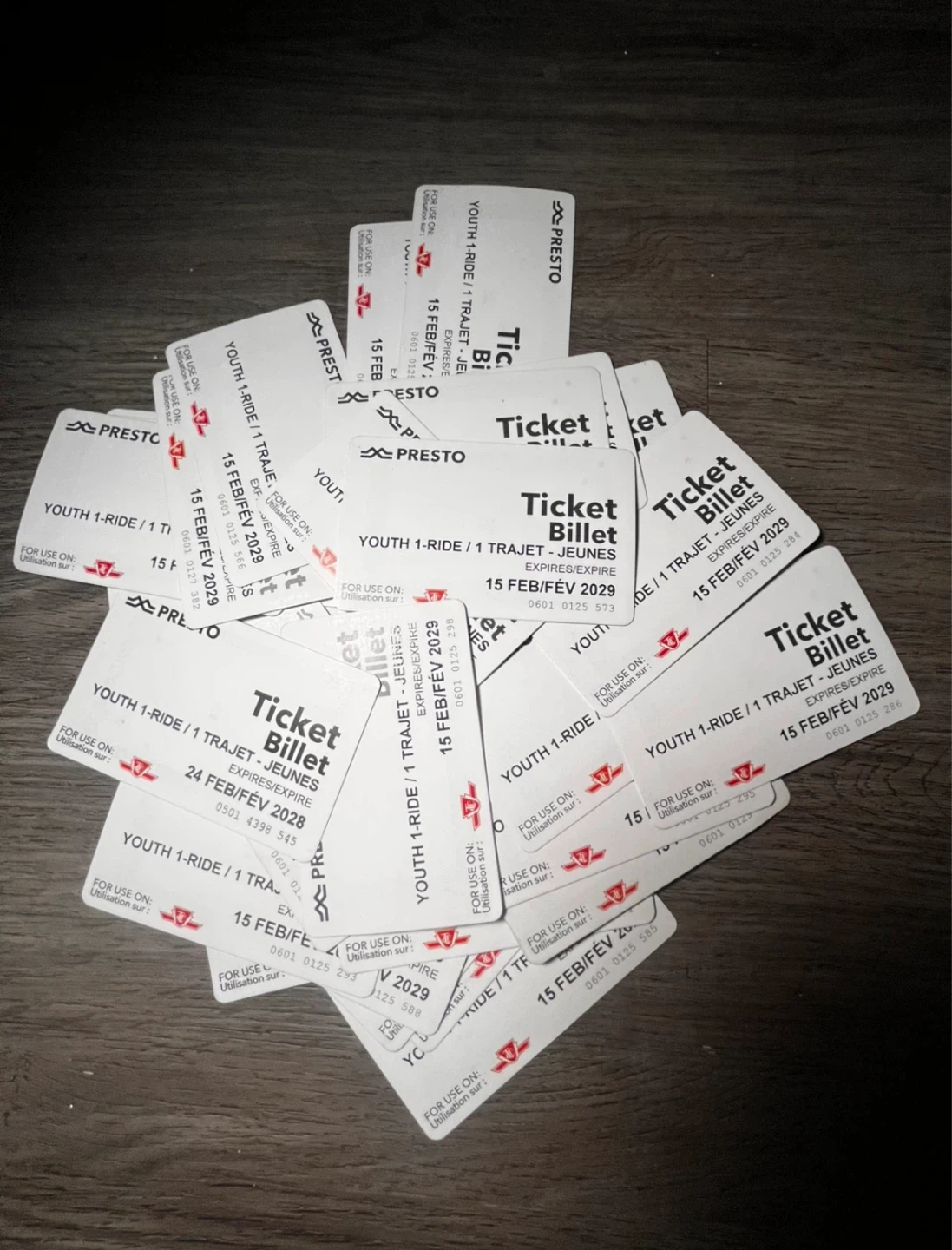 20 Presto Tickets