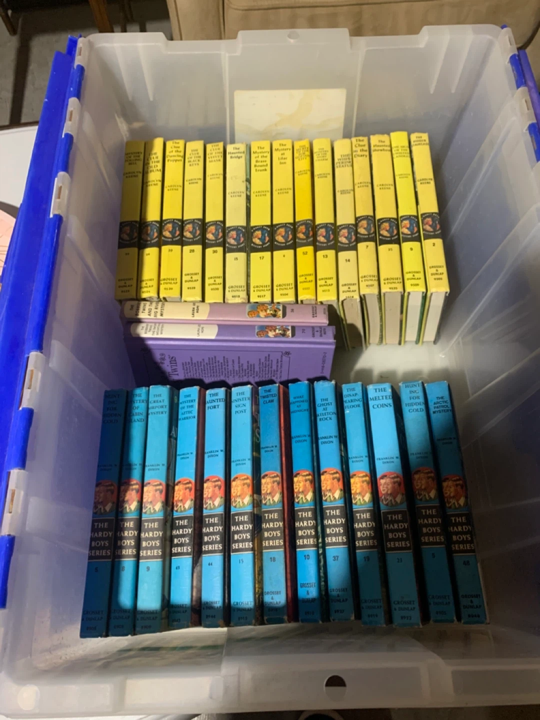 Hardy boys and Nancy Drew book collection