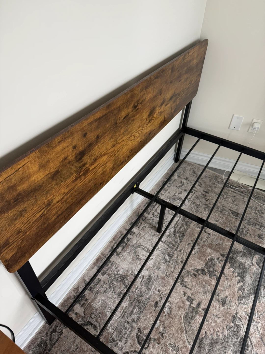 Queen Metal Bed Frame with Headboard - photo 4