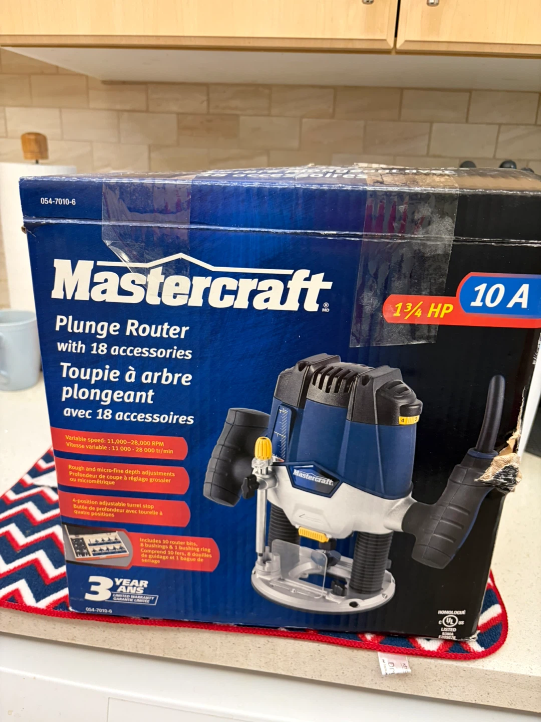 Plunge Router plus set of Bits