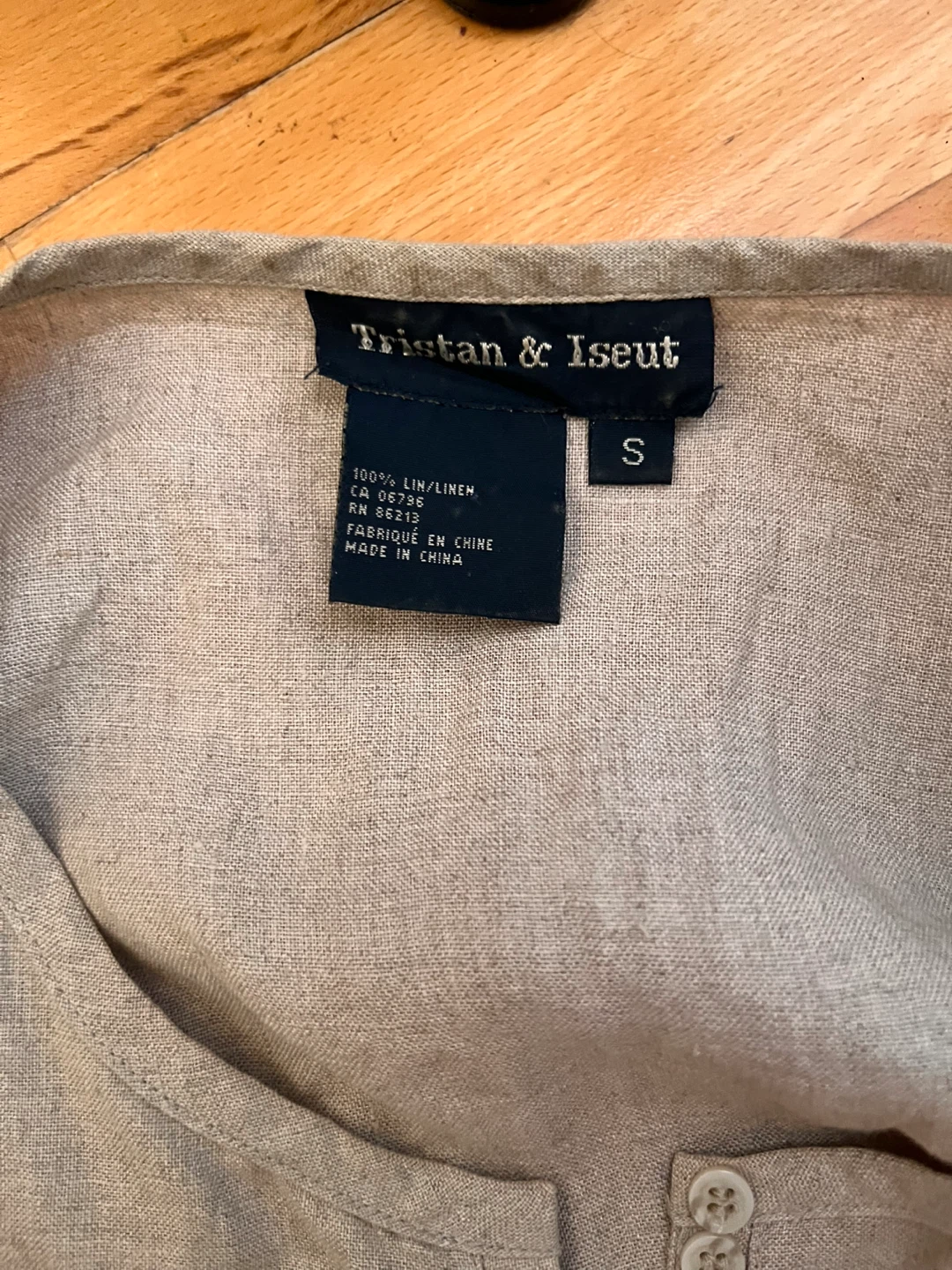 S size Linen Top - photo 2