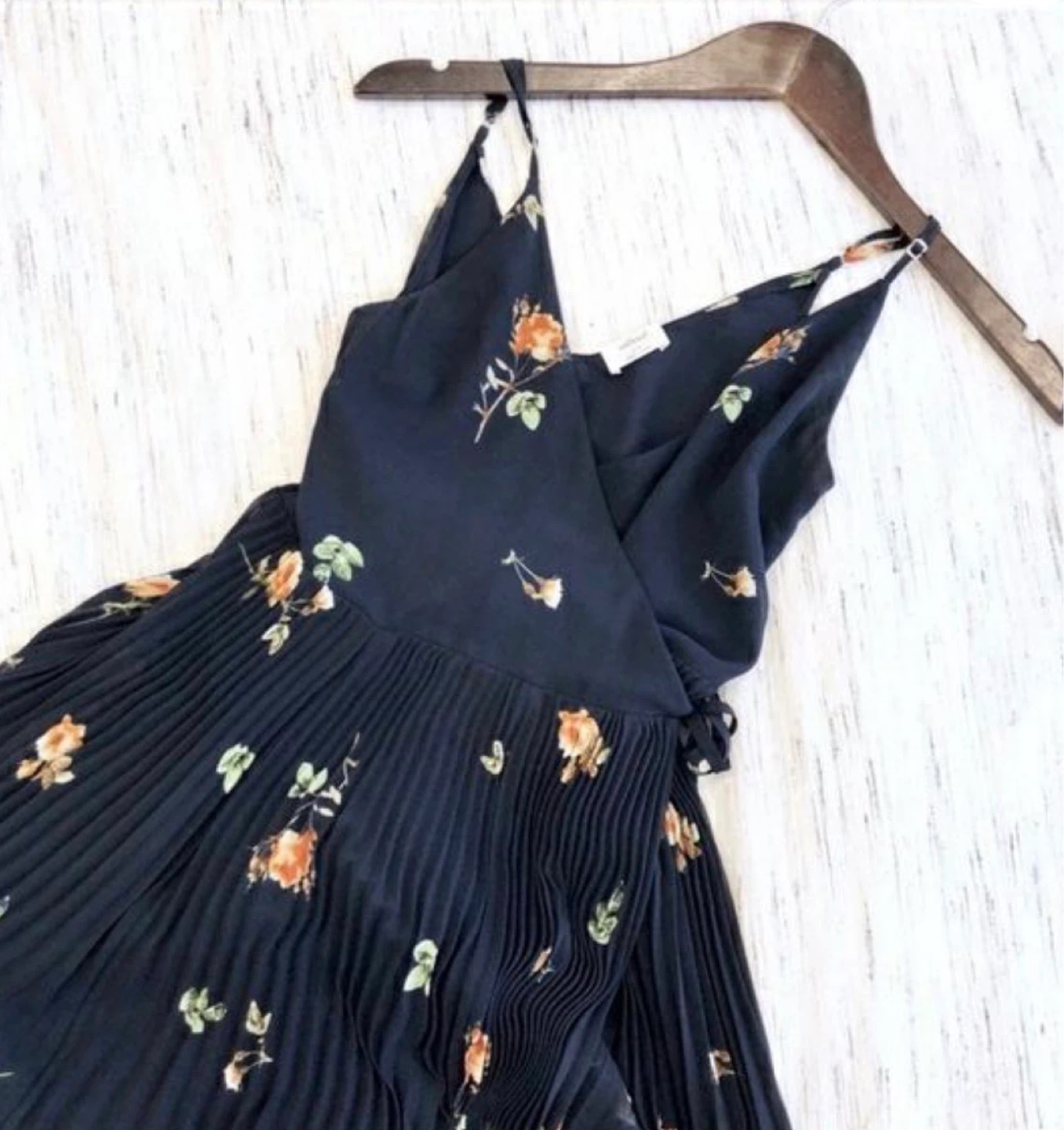 Aritzia :Wilfred Beaune Navy Floral Dress XXSmall - photo 3