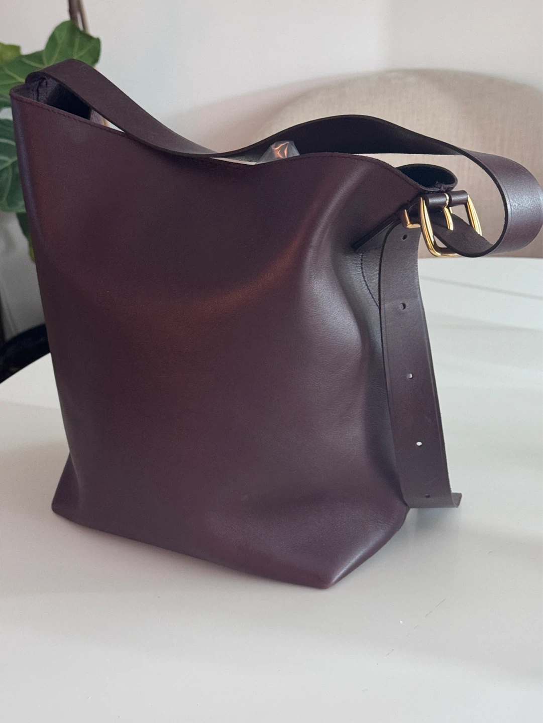 Madewell Leather Bucket Bag