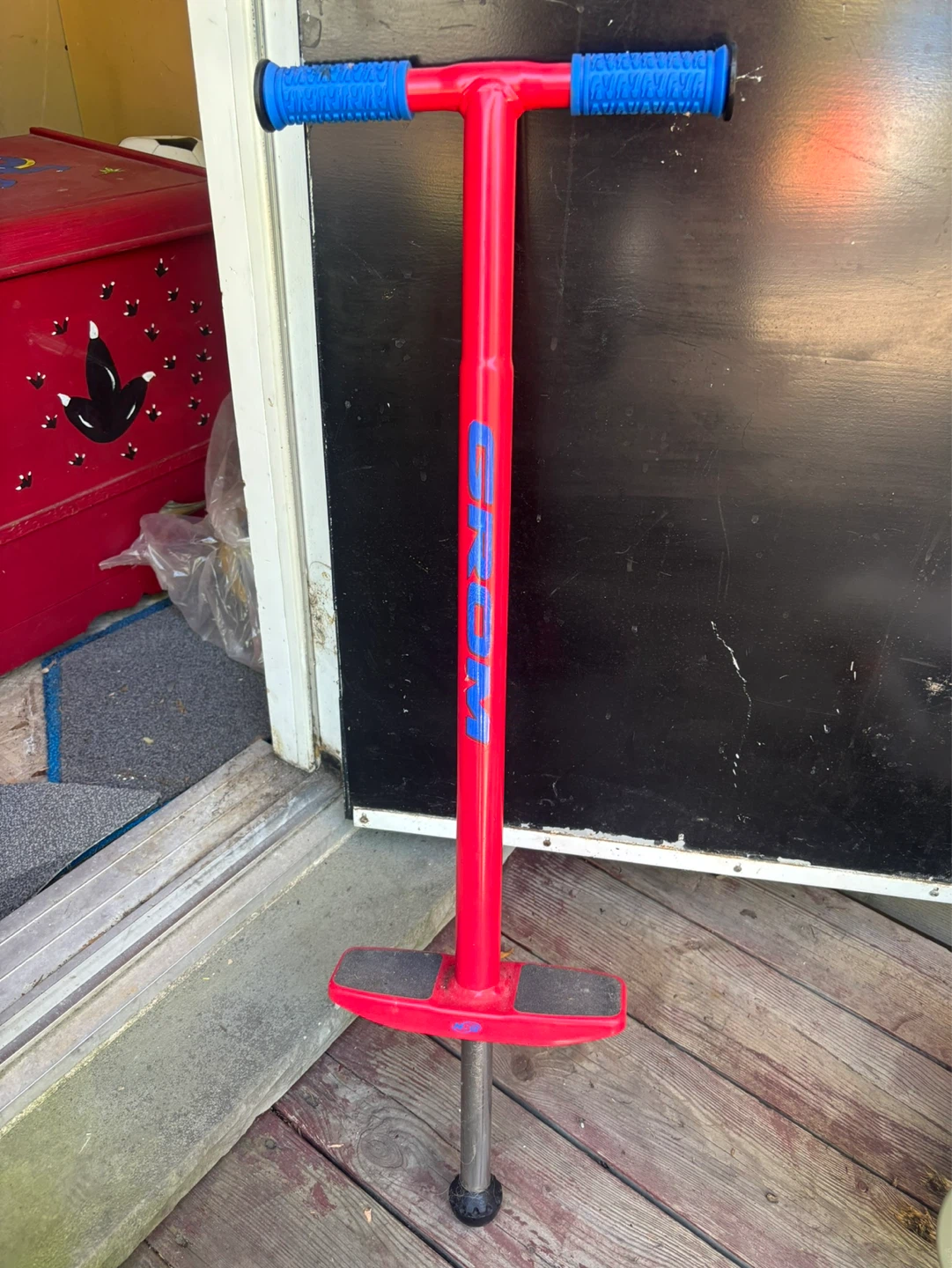 RED KAWASAKI POGO STICK