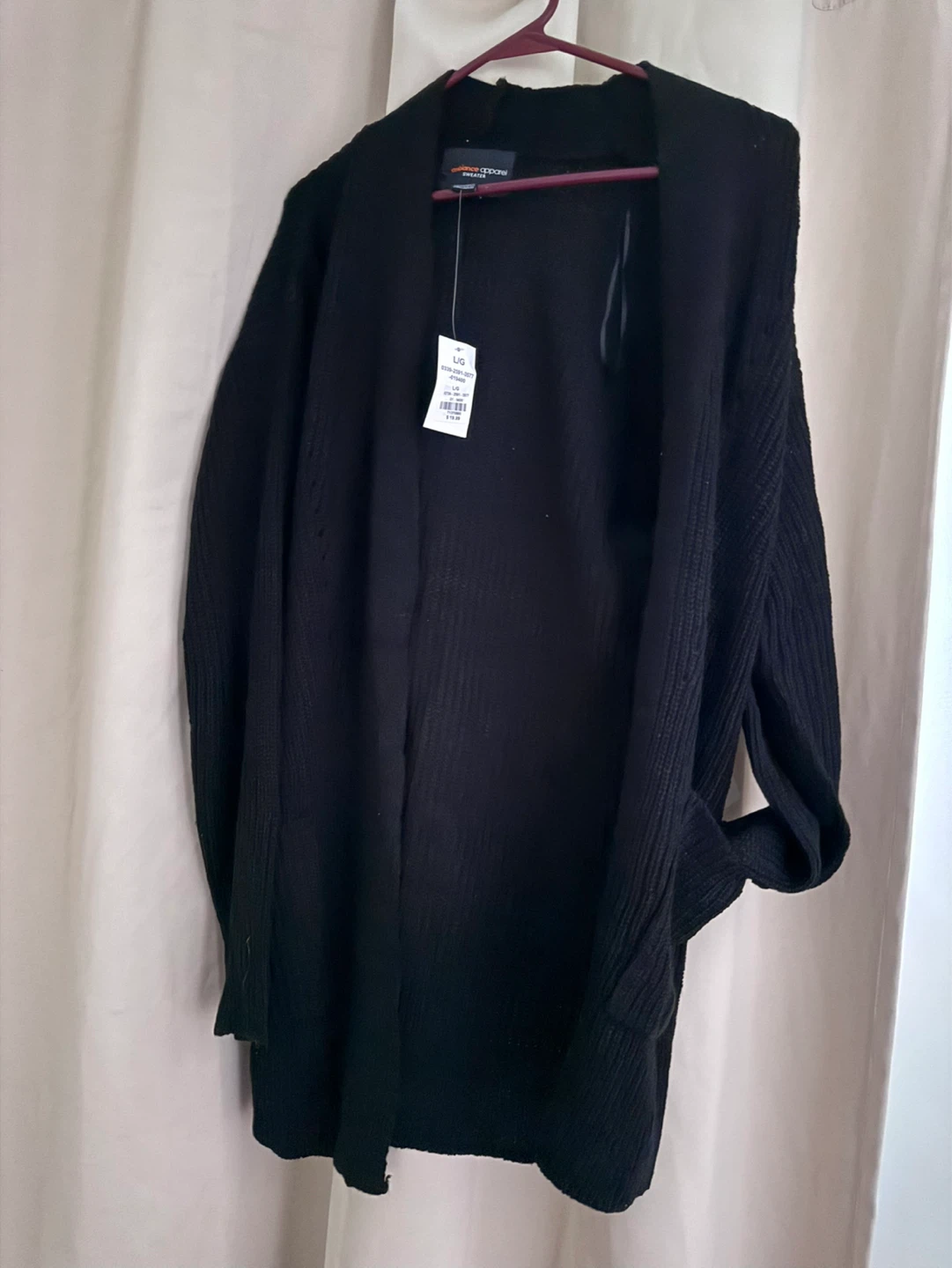 NEW BLACK  Knit Cardigan