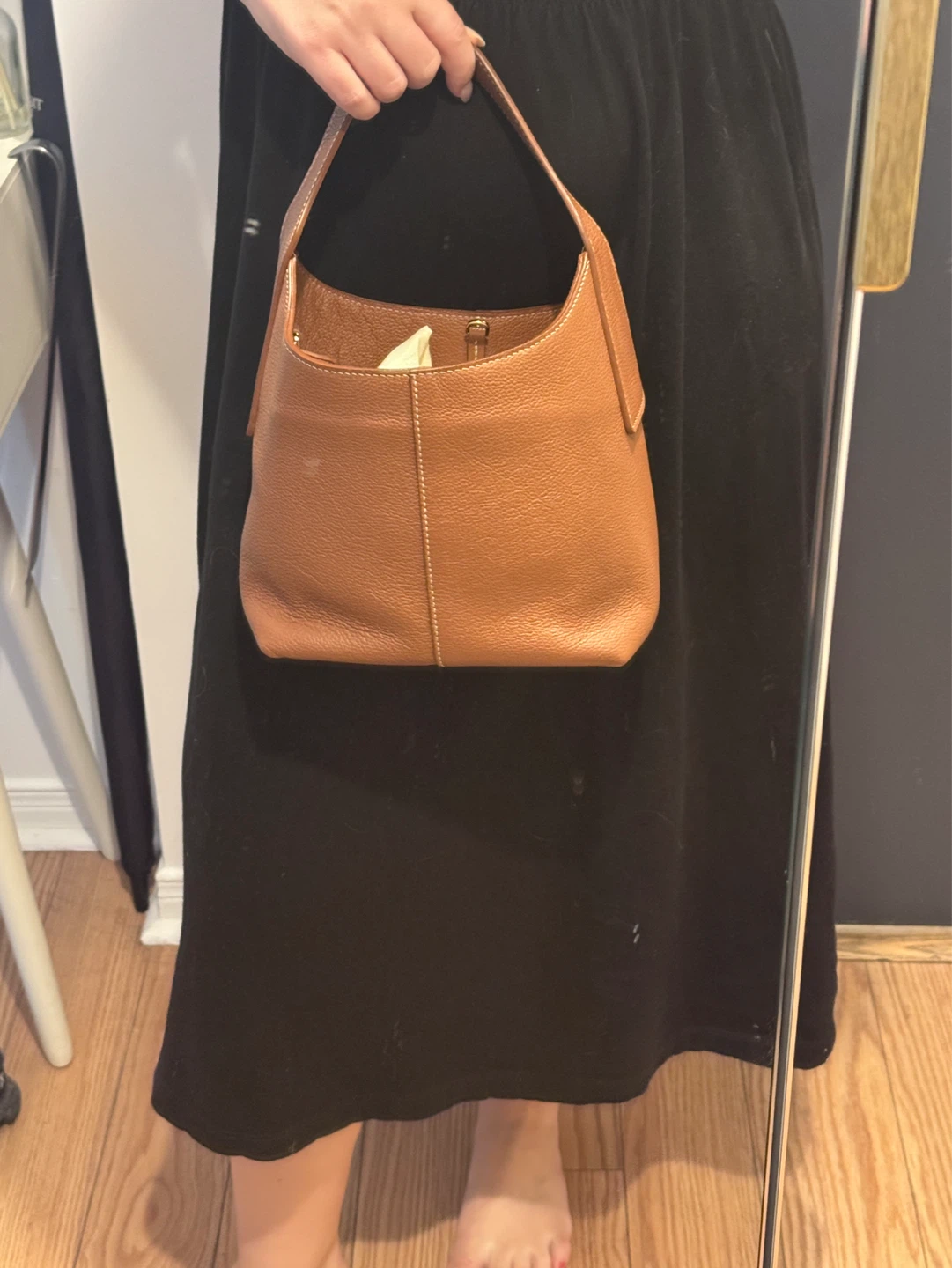 Banana Republic Brown Leather Bucket Bag - photo 4